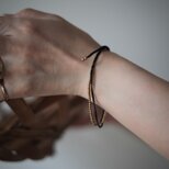 brass bracelet / double