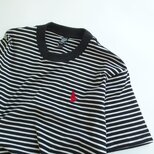 ワンポイント刺繍/プレミアムコンフォートボーダーTシャツ5.3オンス