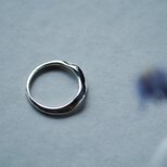 さざ波 リング シルバー925 メンズ ユニセックスの画像