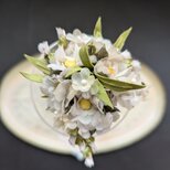 ブローチ ﾃｨｱﾄﾞﾛｯﾌﾟ花かんざし B159の画像