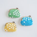 ■もこもこひつじの横ひねりがま口コインケース■ panier(hj)の画像
