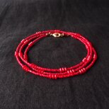 【受注制作／Glasses Code】2way Necklace グラスコード ネックレス兼用（眼鏡ホルダー）赤の画像
