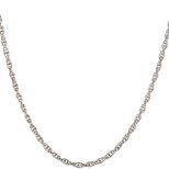 純チタン製 ：ダブルあずきチェーン ネックレス・2.5mm幅 ◎日本製 【金属アレルギー対応】　