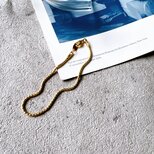 BA69-【 AVON 】エイボン・ヴィンテージブレスレット 1980s Gold Tone Screw Chainの画像