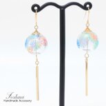 風鈴~花火~(564) ピアス/イヤリング/ノンホールピアス/樹脂ピアスの画像