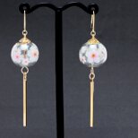 風鈴~桜~(641) ピアス/イヤリング/ノンホールピアス/樹脂ピアスの画像