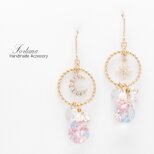 Ring drop~4color~(1141) ピアス/イヤリング/ノンホールピアス/樹脂ピアス