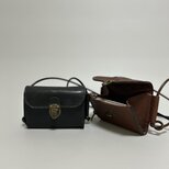 姫路レザーmini長財布ポシェット◆黒　スマホショルダー　ポシェット　サコッシュの画像