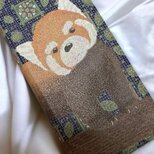 【まなざし】レッサーパンダの帯なし手帳型iPhoneケースの画像