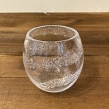 小さな泡のグラス　渦　の画像