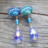 Deep Sea Mermaid Drop Earrings 　深海の人魚のピアスの画像