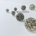 【銀色のかけら】ピアス（S S 約1.1cmのかけら）p013の画像