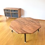 100cmの大きなハチカクテーブルの画像