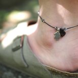 -Black pearl・Karensilver- ankletの画像
