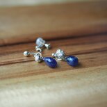 Tanzanite drop earringsの画像
