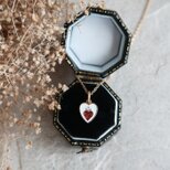 フランス製！パリの教会 サクレ・クール寺院のハートネックレス　金アレ対応の画像