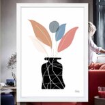 Leaf　植物　送料無料 　イラスト　A4〜A0　ポスター　アートポスター　アートsei検索新着順　3241の画像