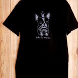 インコとワンコ Tシャツ 【ブラック】の画像