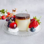 【食品サンプル】昭和レトロ　喫茶店のプリン　オブジェ　リアルサイズの画像
