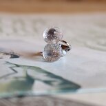 【ピアス又はイヤリング】　氷の花の画像