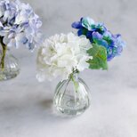 紫陽花のマジカルウォーター　Blue＆White 枯れない花　インテリアフラワー　母の日の画像