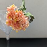 コサージュ野の花たち（アプリコット色）A95の画像