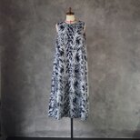 one0006 浴衣リメイク ワンピースに 「竹文様」 / 古布 着物 kimonoの画像