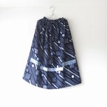 ☆浴衣ミディロングスカート☆絞り風＆レース♪の画像