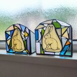 LEDライト【ふぞろいドット】ステンドグラスのコピーの画像