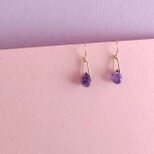 Retro modern / amethyst 14kgf (2月の誕生石アメシスト)の画像