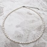 本真珠バロックパールネックレス 淡水パール 35cm 38cm 40cm 金属アレルギー ナチュラル 入学入園卒業卒園の画像