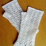 《たら様専用　オーダー品》レース手袋～ ミルフルールの画像