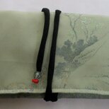 ８２５０　山水画柄の着物で作った和風財布・ポーチ　＃送料無料のコピーの画像