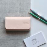 手縫いの本革名刺入れ｜生成りのヌメ革で育てるシンプルな革小物の画像