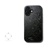 【特殊エンボス加工iPhoneケース・MagSafe対応モデル】ペイズリー×ブラック　耐衝撃 13/14/15/16~