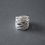 Karen silver ring / ７連ウェーブの画像