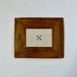 チーク無垢材を天然オイルで仕上げたフォトフレーム