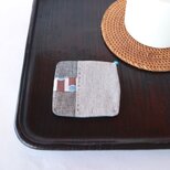 布のかけら　コースター　フィードサック　17の画像