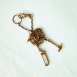 スチームパンク　Steampunk♥バッグチャーム・アンティーク調…一点もの…14号　