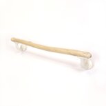 【温泉流木】色白ツヤある先丸枝流木のタオル掛け タオルハンガー タオルラック 流木インテリア