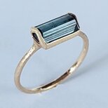 鉱物の表情＊Indigolite K10 ringの画像