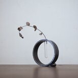 アイアン 一輪挿し【鉄とガラスの余白】の画像