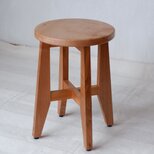 《現品》楓の丸座のスツール　の画像