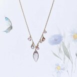 K10イエローゴールド ピンクJewelry*ネックレスの画像