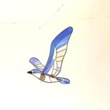 はばたく！鳥のステンドグラス　＃４の画像