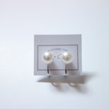 あこや本真珠8mmイヤリング　シルバーの画像