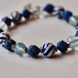Blue Twist　アクアマリン／ブレスレットの画像