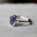 タンザナイト　silver リングの画像