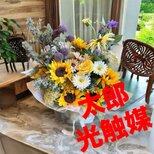 光触媒　人工観葉植物　ウォールグリーン　フェイクグリーン　ひまわりアレンジ58の画像