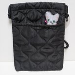 羊毛フェルト  猫  ロシアンブルー  ブローチ  ハンドメイドの画像